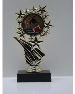 Football Star Trophy w/Mylar 6.75"  --$6.99