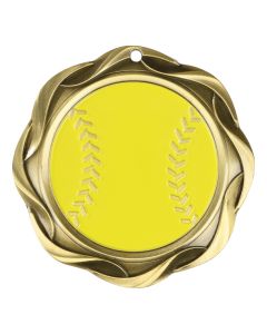 Softball Fusion 3" Medal  45020